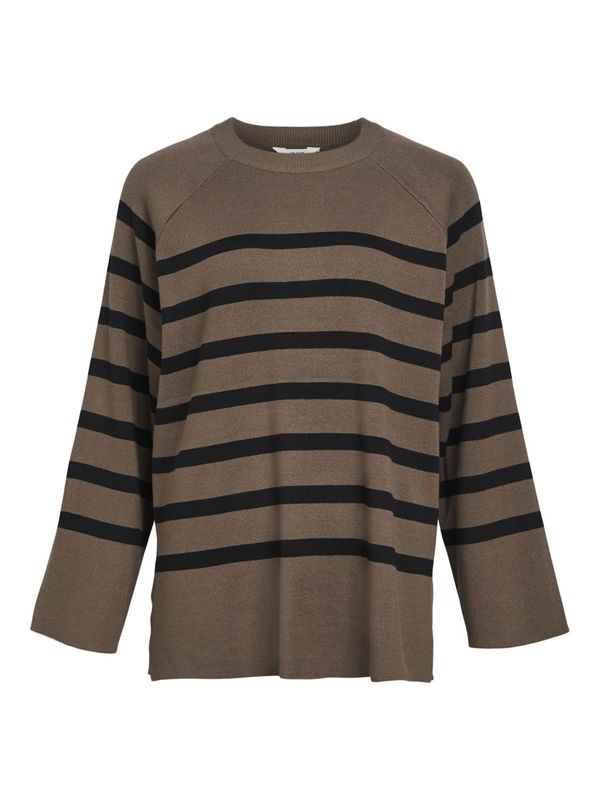 OBJECT OBJECT Pulover 'OBJESTER'  tamno smeđa / crna