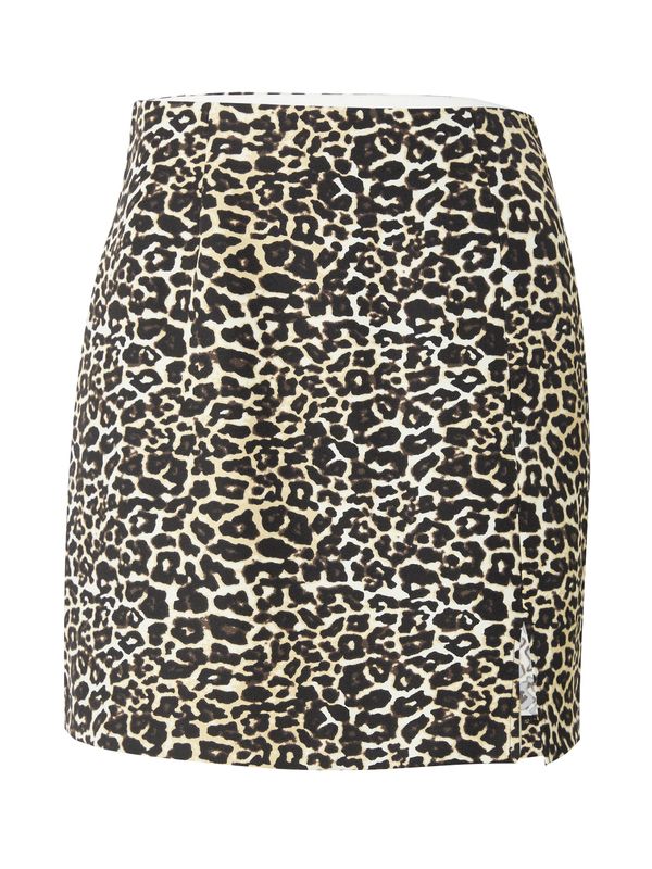 OBJECT OBJECT Suknja 'OBJALBA LISA'  bež / boja slonovače / crna