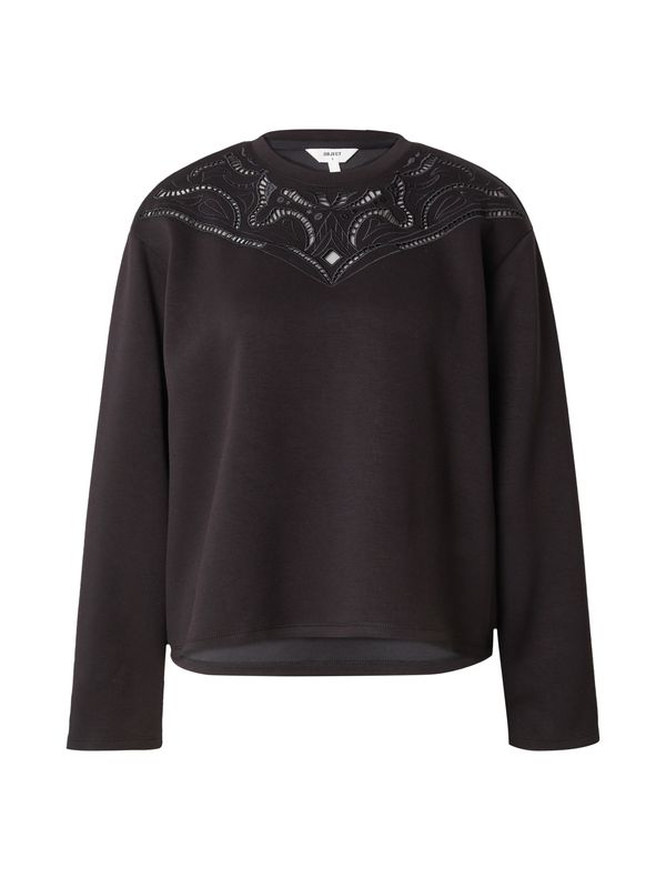 OBJECT OBJECT Sweater majica 'OBJBETZY'  crna