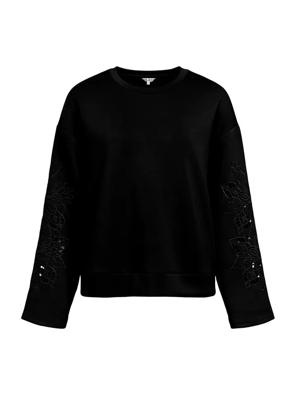 OBJECT OBJECT Sweater majica 'OBJDORINA'  crna