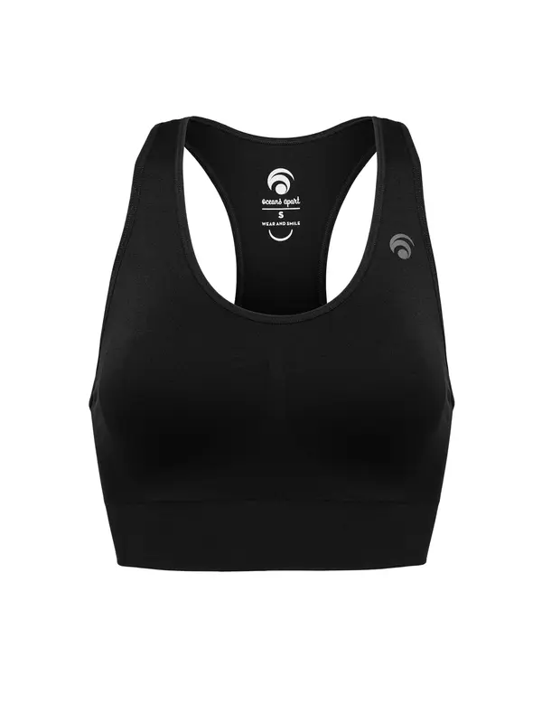 OCEANSAPART OCEANSAPART Sportski grudnjak 'Beverly'  crna / bijela
