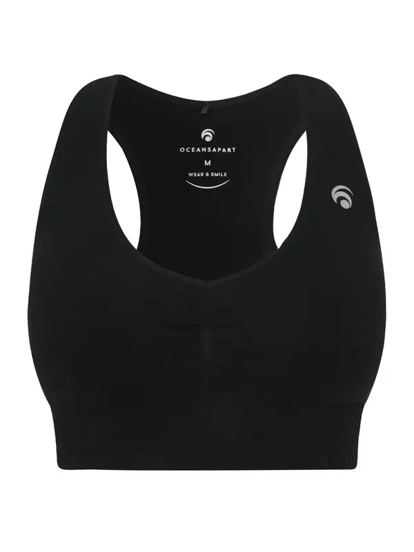 OCEANSAPART OCEANSAPART Sportski grudnjak 'Venice'  crna / bijela