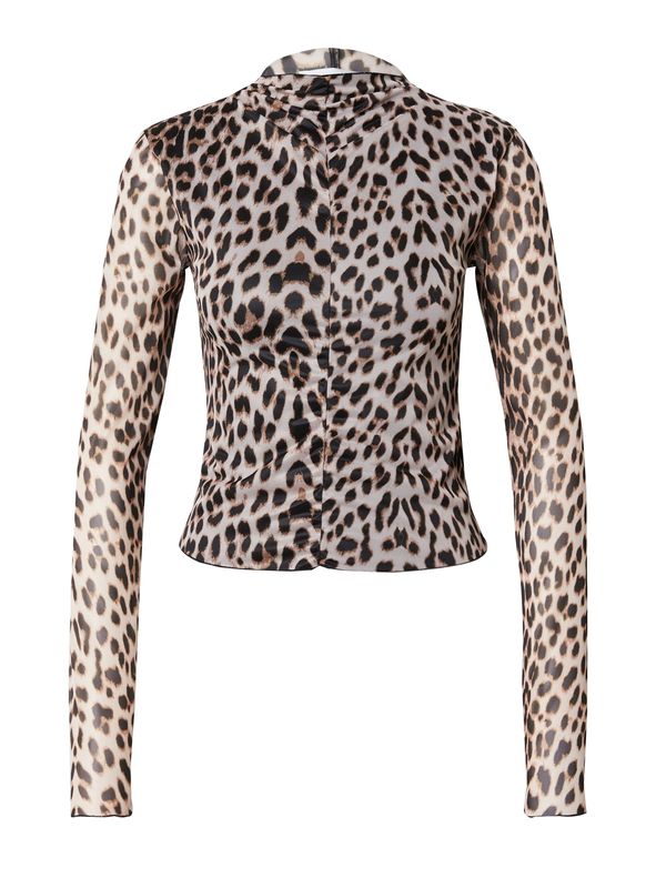 OH APRIL OH APRIL Majica 'Witt'  boja pijeska / karamela / crna