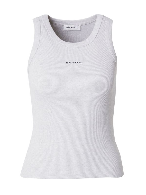 OH APRIL OH APRIL Top 'Dara'  svijetlosiva / crna