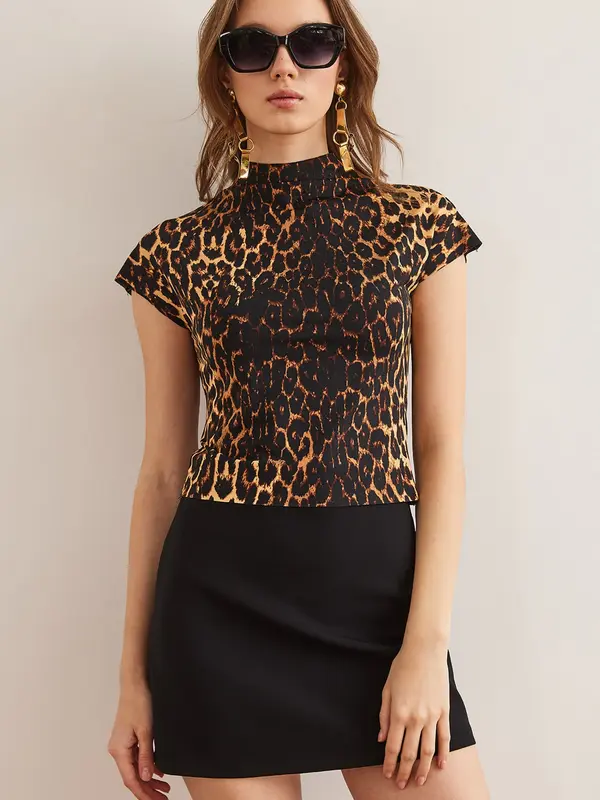 olalook olalook Bluza  konjak / tamno smeđa