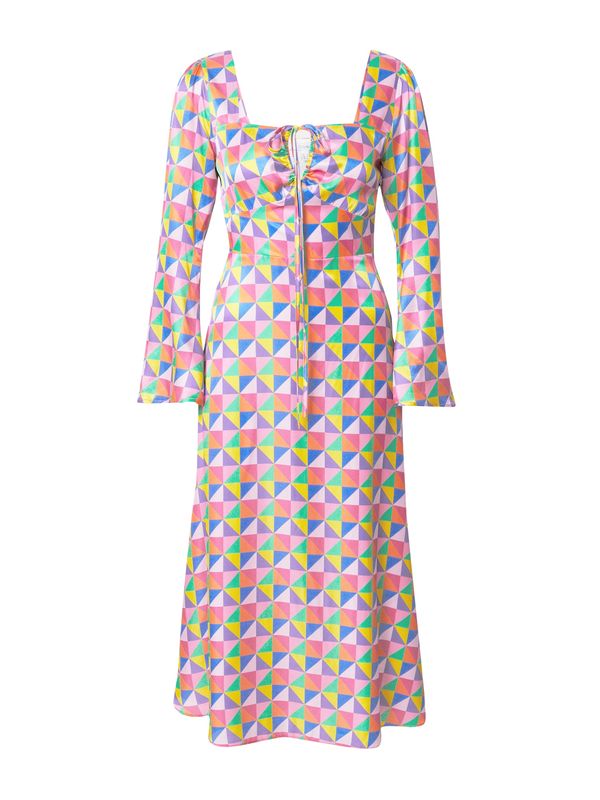 Olivia Rubin Olivia Rubin Haljina 'ELLIOT'  plava / žuta / zelena / roza