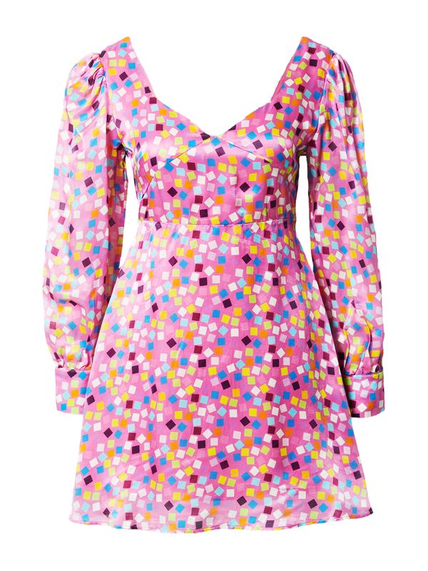 Olivia Rubin Olivia Rubin Haljina 'JOLIE'  žuta / ljubičasto crvena / roza / bijela