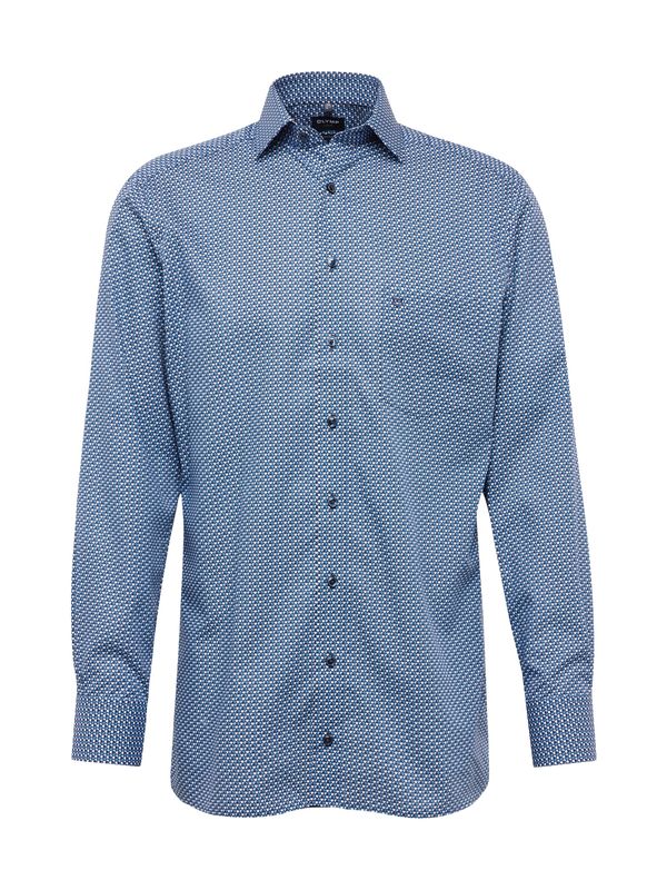 OLYMP OLYMP Košulja  morsko plava / kraljevsko plava / bijela