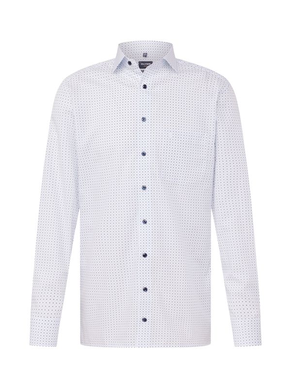 OLYMP OLYMP Košulja  svijetloplava / tamno plava / bijela