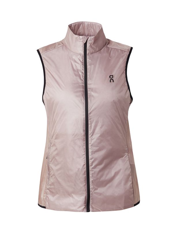 On On Sportski prsluk  bež siva / crna