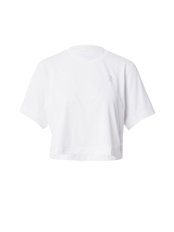 On On Tehnička sportska majica 'Active-T'  siva / bijela