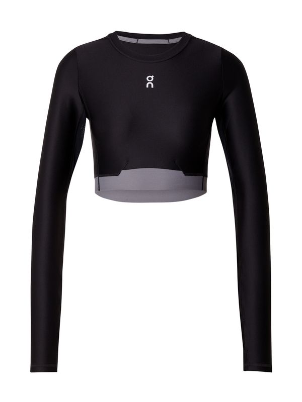 On On Tehnička sportska majica  siva / crna