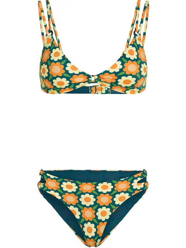 O'NEILL O'NEILL Bikini  svijetložuta / tamno zelena / narančasta