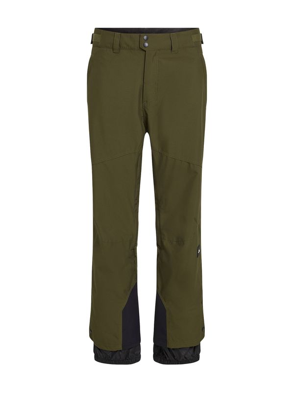 O'NEILL O'NEILL Hlače za vanjske uvjete  zelena / crna