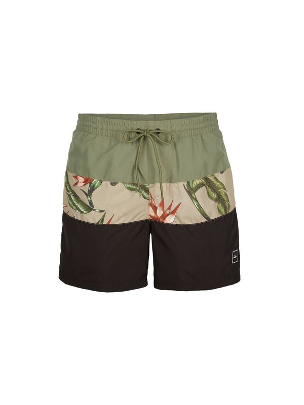 O'NEILL O'NEILL Kupaće hlače  nude / maslinasta / ciglasto crvena / crna