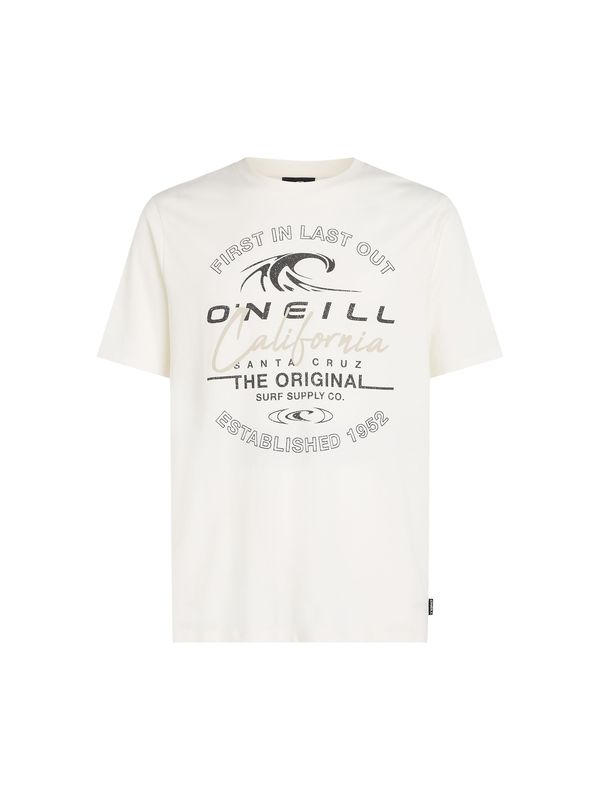 O'NEILL O'NEILL Majica  bež siva / crna / bijela