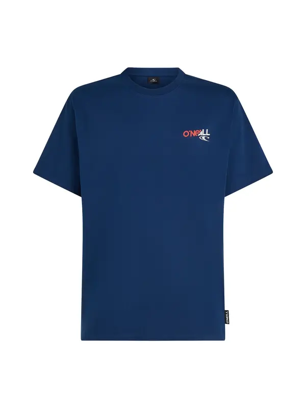 O'NEILL O'NEILL Majica 'Essentials'  tamno plava / siva / svijetlocrvena / bijela
