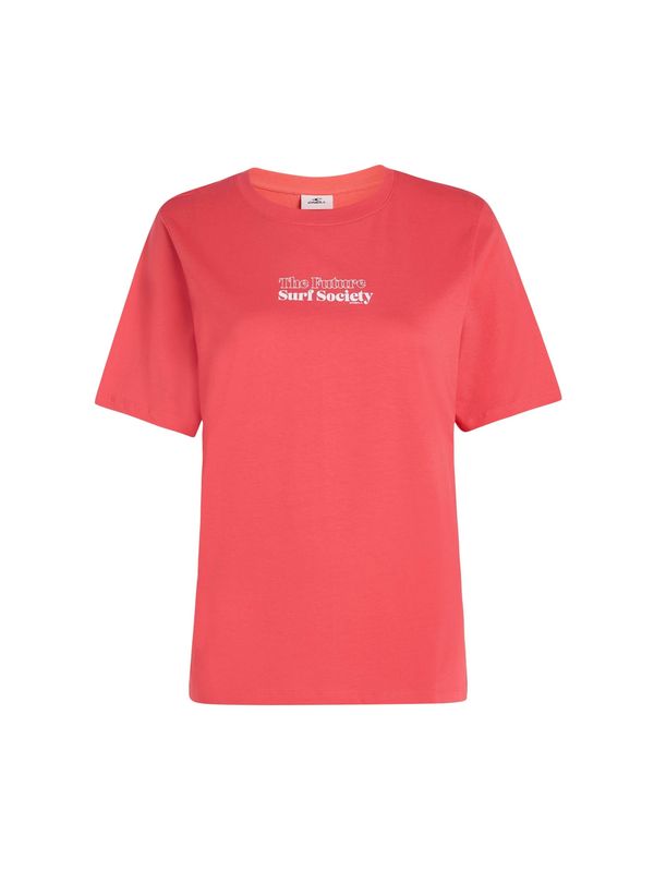 O'NEILL O'NEILL Majica 'Future Surf Society'  ružičasta / bijela