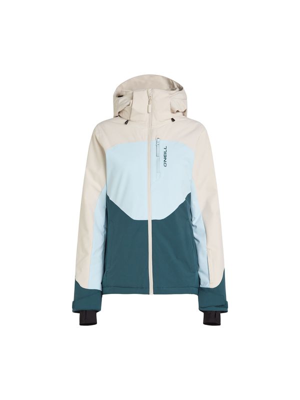 O'NEILL O'NEILL Outdoor jakna 'Carbonite'  smaragdno zelena / menta / vuneno bijela