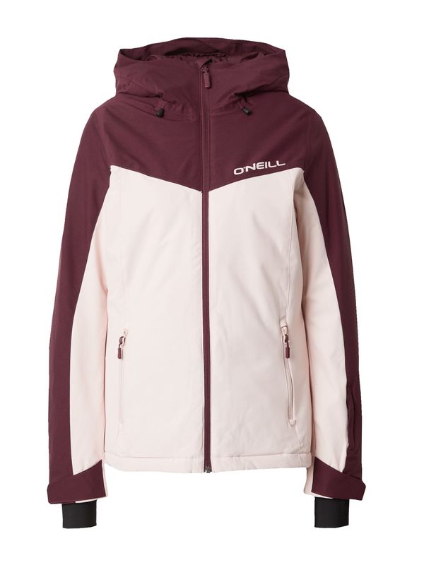 O'NEILL O'NEILL Sportska jakna 'APLITE'  pastelno roza / merlot / bijela