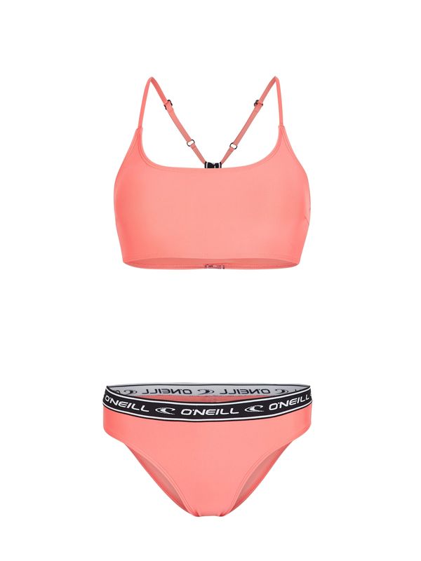 O'NEILL O'NEILL Sportski bikini  breskva / roza / crna / bijela