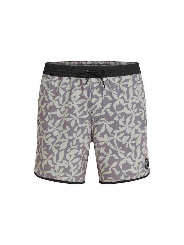 O'NEILL O'NEILL Surferske kupaće hlače 'Og Scallop'  tamo siva / pastelno zelena / crna