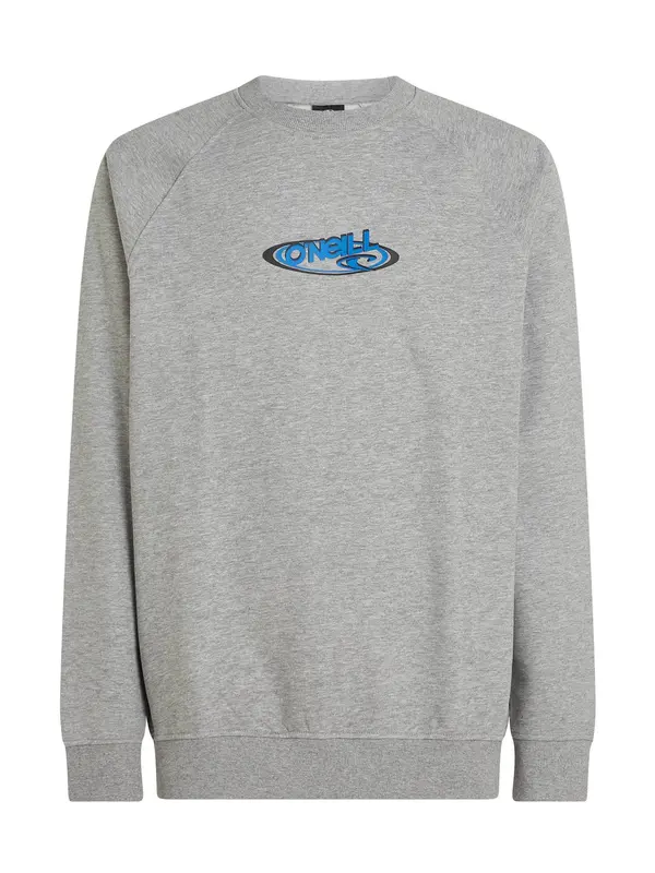 O'NEILL O'NEILL Sweater majica 'Essentials 90'S Logo Crew'  siva