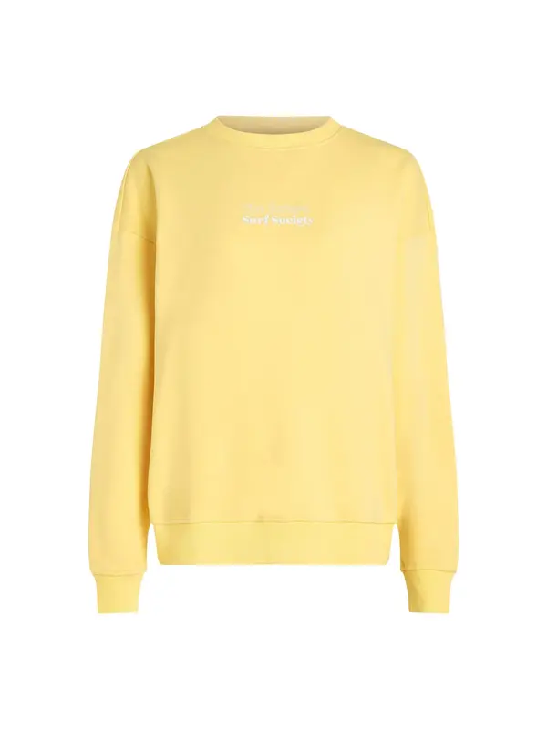 O'NEILL O'NEILL Sweater majica 'Future Surf Society'  žuta / bijela
