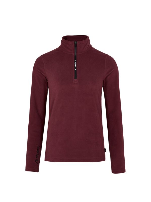 O'NEILL O'NEILL Tehnička flis jakna  tamno crvena / crna / bijela