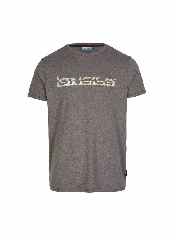 O'NEILL O'NEILL Tehnička sportska majica  svijetložuta / tamo siva / bijela