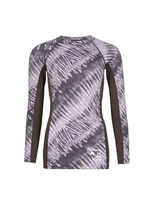 O'NEILL O'NEILL Tehnička sportska majica 'Women Of The Wave'  siva / tamo siva / crna / prljavo bijela