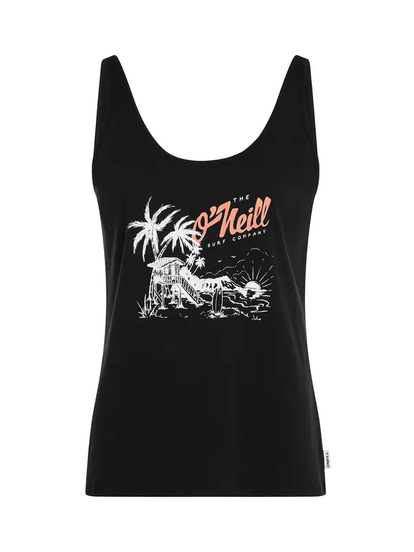 O'NEILL O'NEILL Top 'Graphic'  crvena / crna / bijela