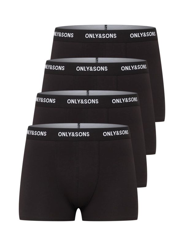 Only & Sons Only & Sons Bokserice 'Fitz'  crna / prljavo bijela