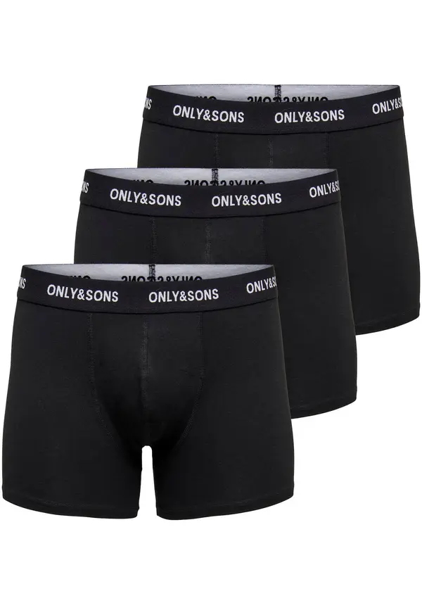 Only & Sons Only & Sons Bokserice 'ONSFitz'  crna / prljavo bijela