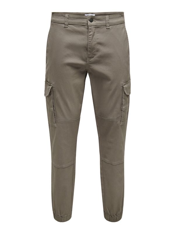 Only & Sons Only & Sons Cargo hlače 'ONSCARTER'  taupe siva / crna