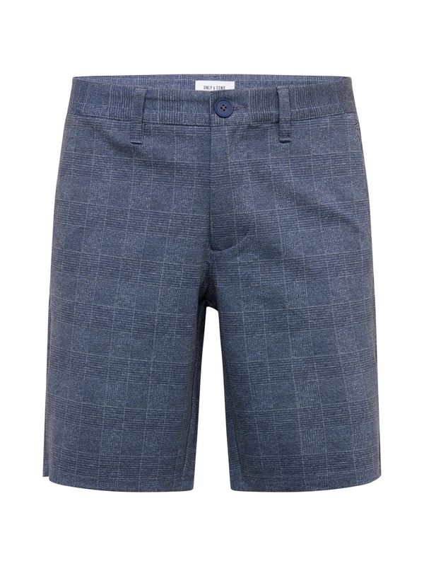 Only & Sons Only & Sons Chino hlače 'MARK 0209'  noćno plava / svijetlosiva
