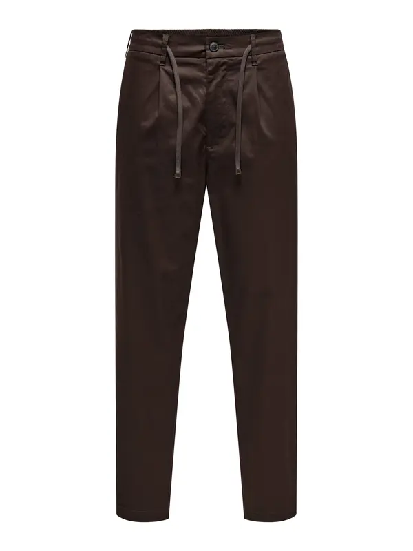Only & Sons Only & Sons Chino hlače 'ONSCOIL'  tamno smeđa