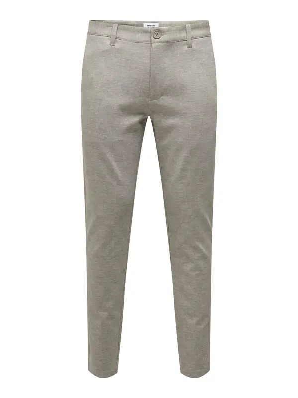 Only & Sons Only & Sons Chino hlače 'ONSMark'  kameno siva / prljavo bijela