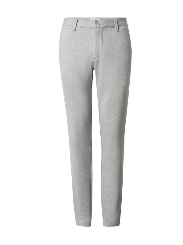 Only & Sons Only & Sons Chino hlače 'ONSMark'  siva melange / bijela