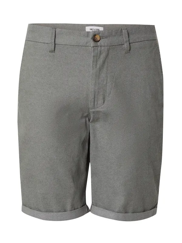 Only & Sons Only & Sons Chino hlače 'ONSPeter Dobby'  siva / bijela