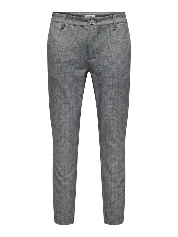Only & Sons Only & Sons Chino hlače 'Thor'  kameno siva / tamo siva