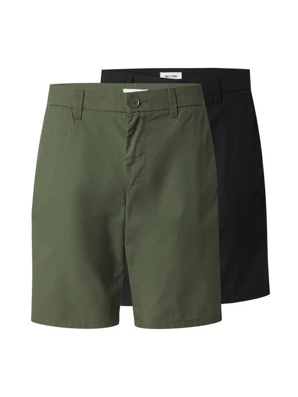 Only & Sons Only & Sons Hlače 'ONSKal'  kaki / crna