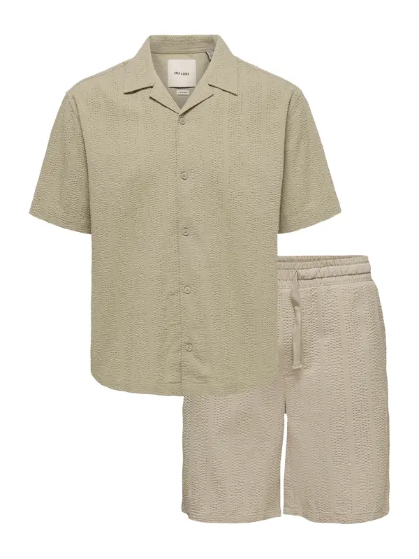 Only & Sons Only & Sons Jogging komplet 'ONSCRUZ'  svijetlosmeđa / taupe siva