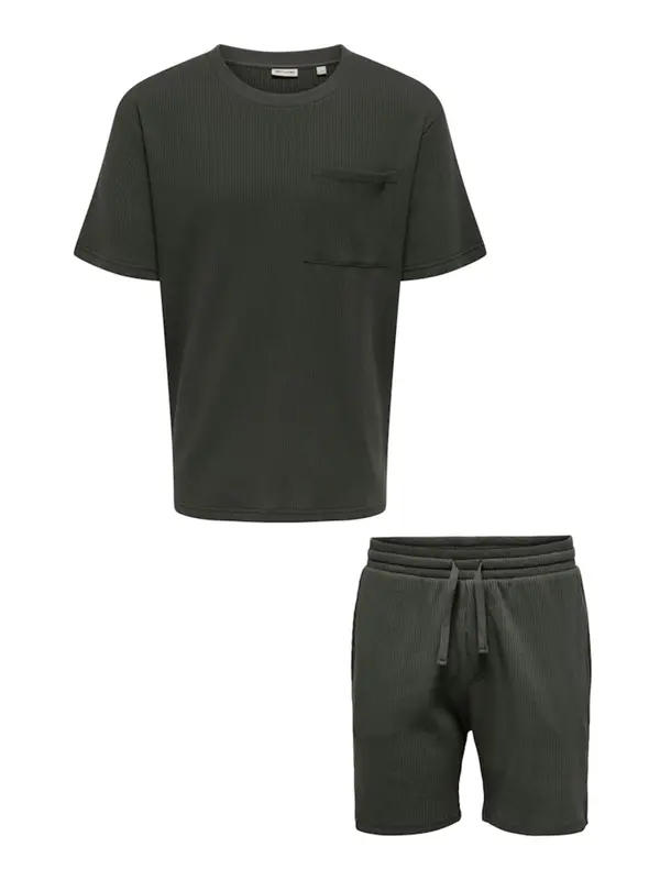 Only & Sons Only & Sons Jogging komplet 'ONSSTEWARD'  tamo siva