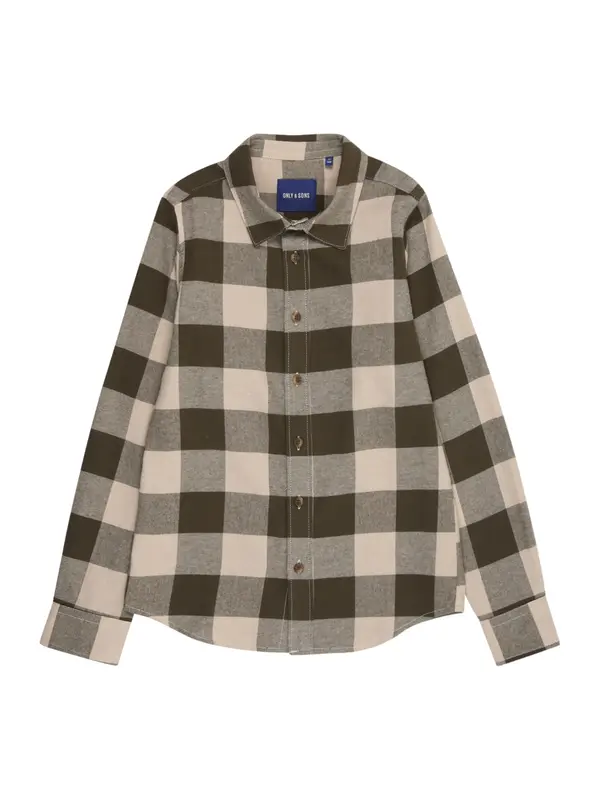 Only & Sons Junior Only & Sons Junior Košulja 'OSJGUDMUND'  kaki / maslinasta