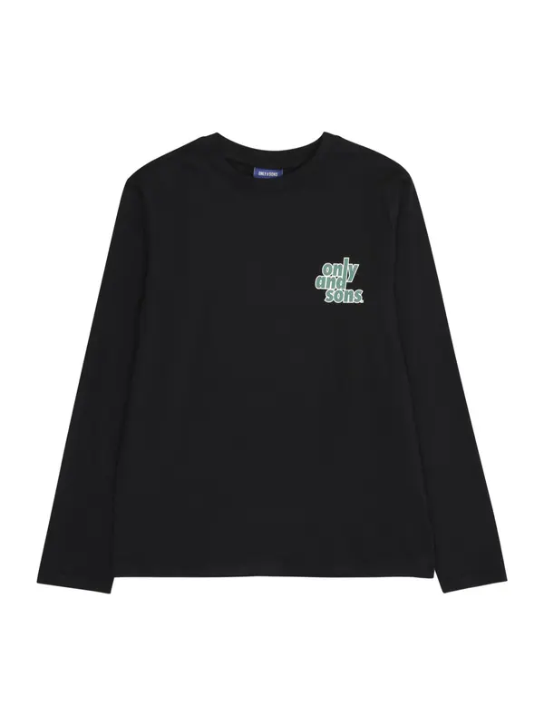 Only & Sons Junior Only & Sons Junior Majica 'OSJISAAC'  menta / crna / bijela