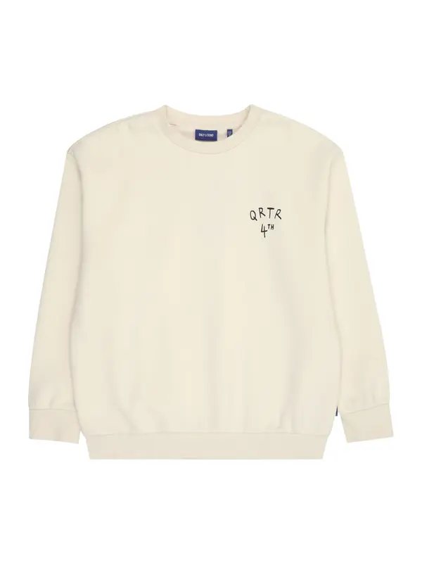 Only & Sons Junior Only & Sons Junior Sweater majica 'OSJKyrie'  boja pijeska / crna