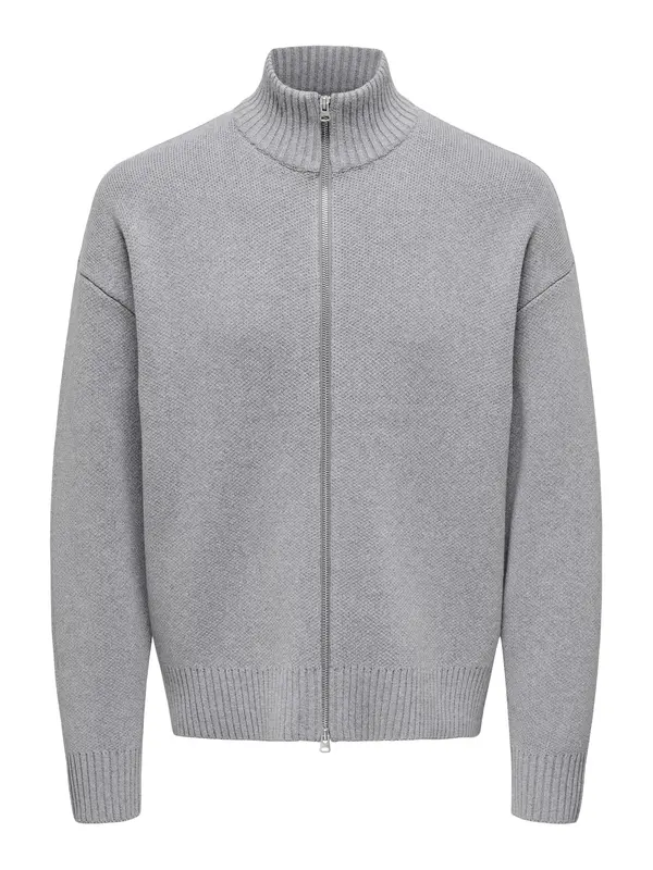 Only & Sons Only & Sons Kardigan 'ONSBlake'  siva melange