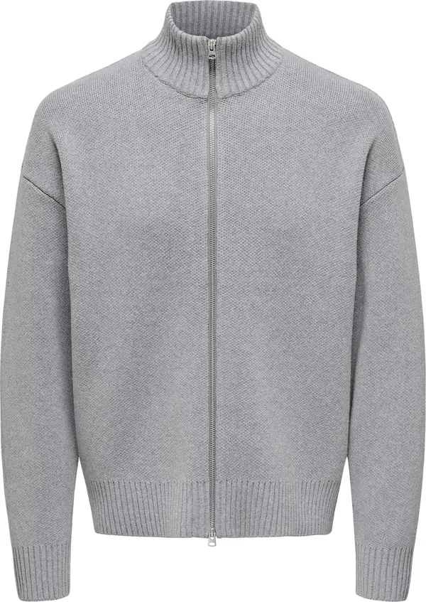 Only & Sons Only & Sons Kardigan 'ONSBlake'  siva melange
