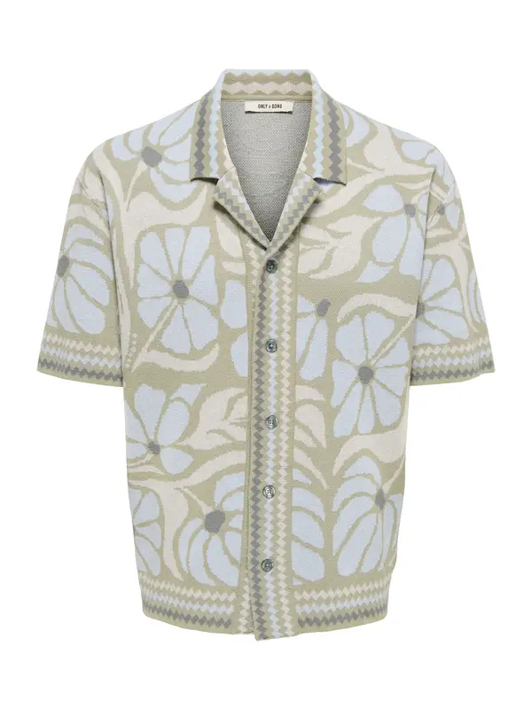 Only & Sons Only & Sons Kardigan 'ONSDUKE'  svijetloplava / siva / svijetlosiva